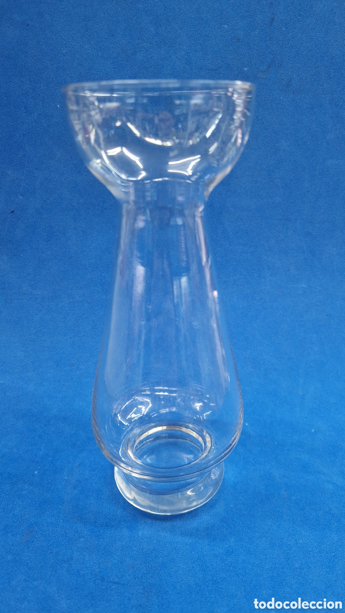 Antig&uuml;edades: Violetero de cristal soplado - Foto 3