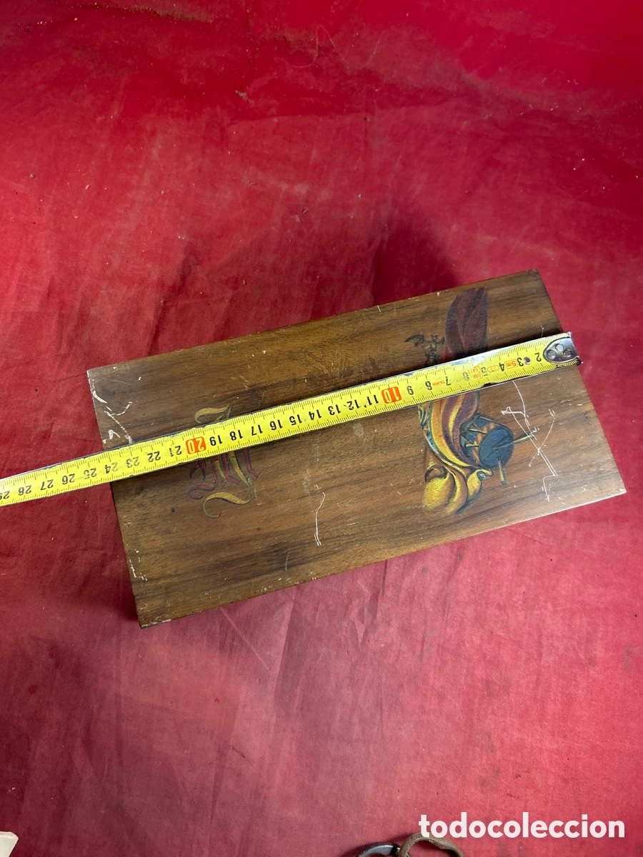 Antig&uuml;edades: CAJA DE MADERA JOYERO MUSICAL - Foto 6