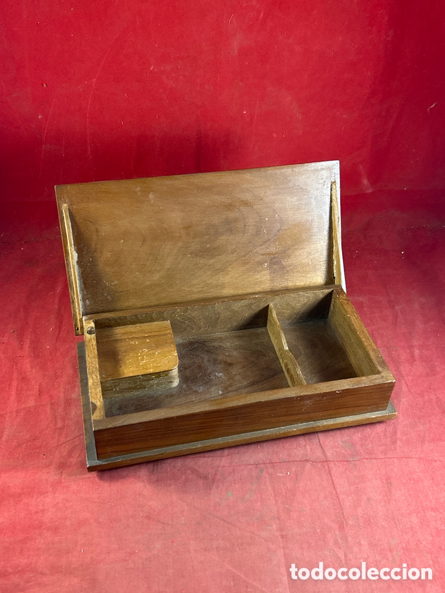 Antig&uuml;edades: CAJA DE MADERA JOYERO MUSICAL - Foto 1