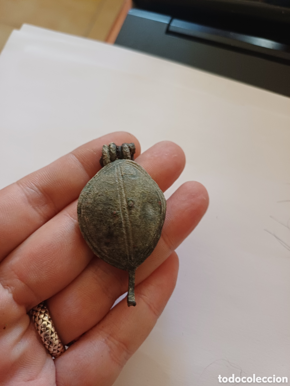 Antig&uuml;edades: Rarisima fibula periodo la tene. Celtibera