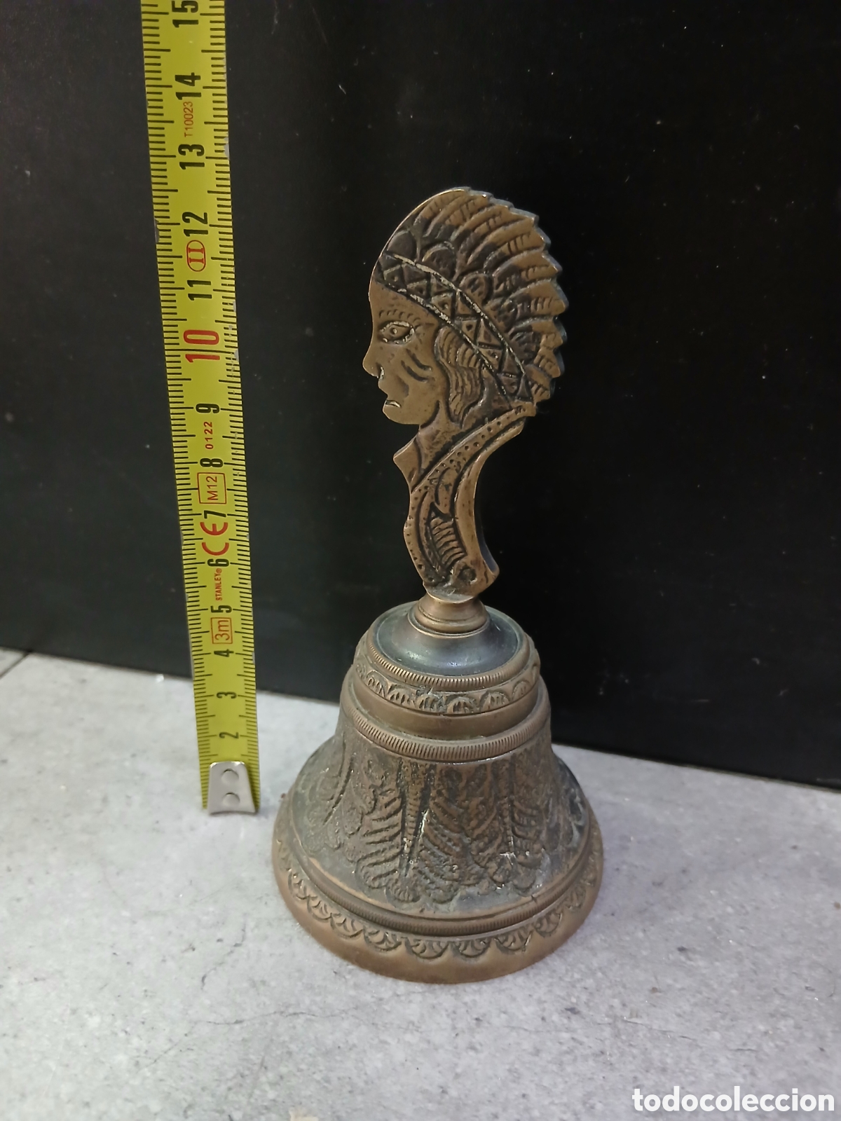 Antig&uuml;edades: Campana bronce. (L119) - Foto 2
