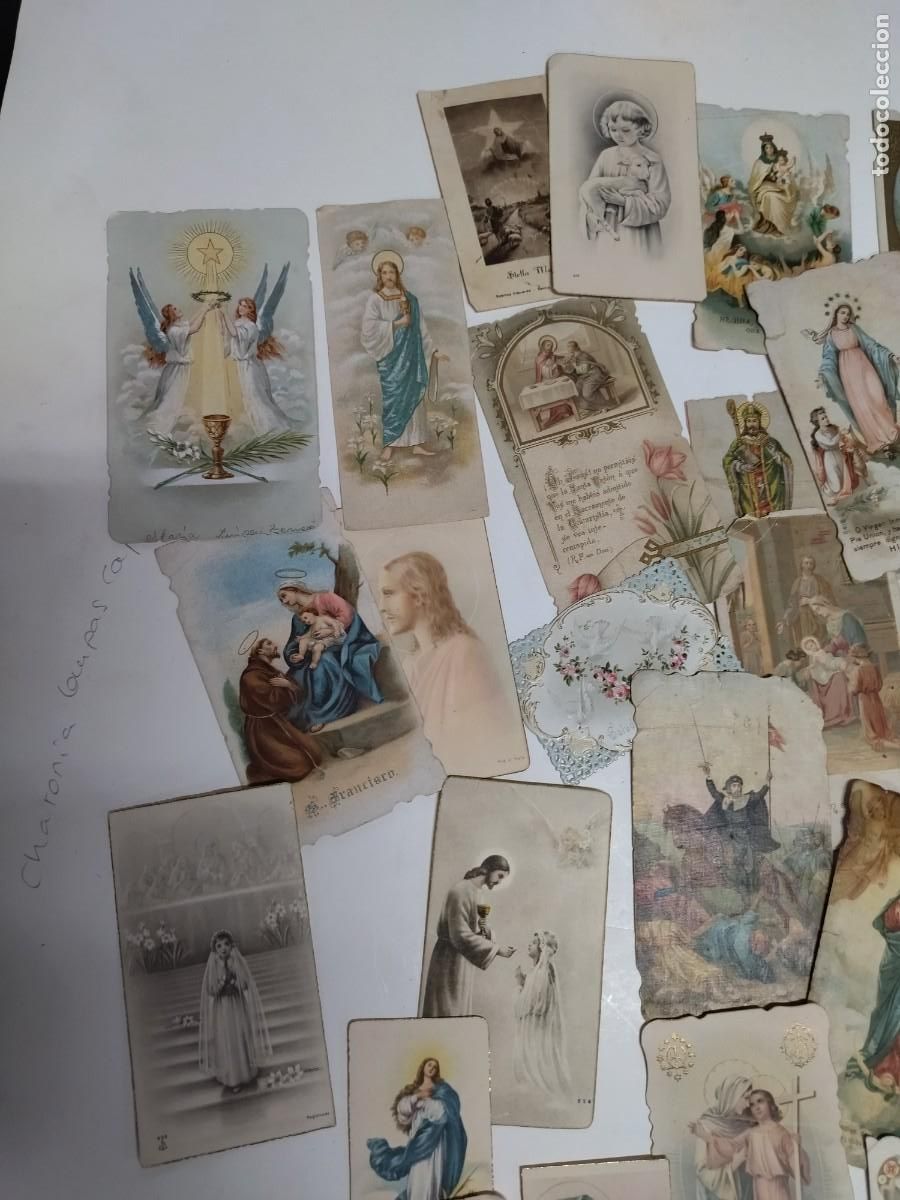 Antig&uuml;edades: Lote de 48 estampas antiguas - Foto 4