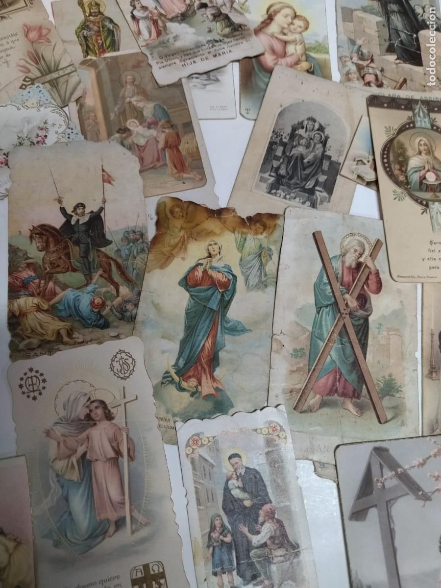 Antig&uuml;edades: Lote de 48 estampas antiguas - Foto 3