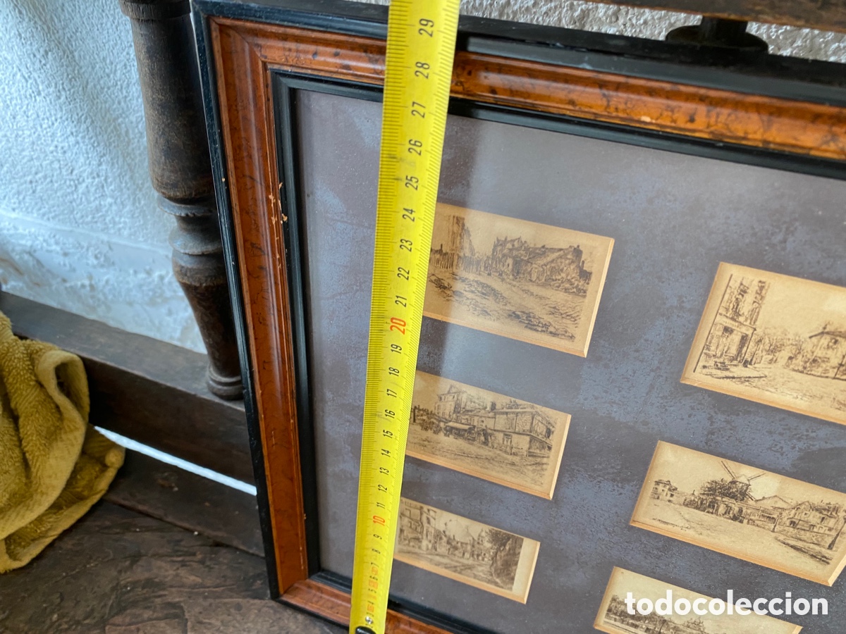 Antig&uuml;edades: Cuadros con estampas antiguas de Paris - Foto 5