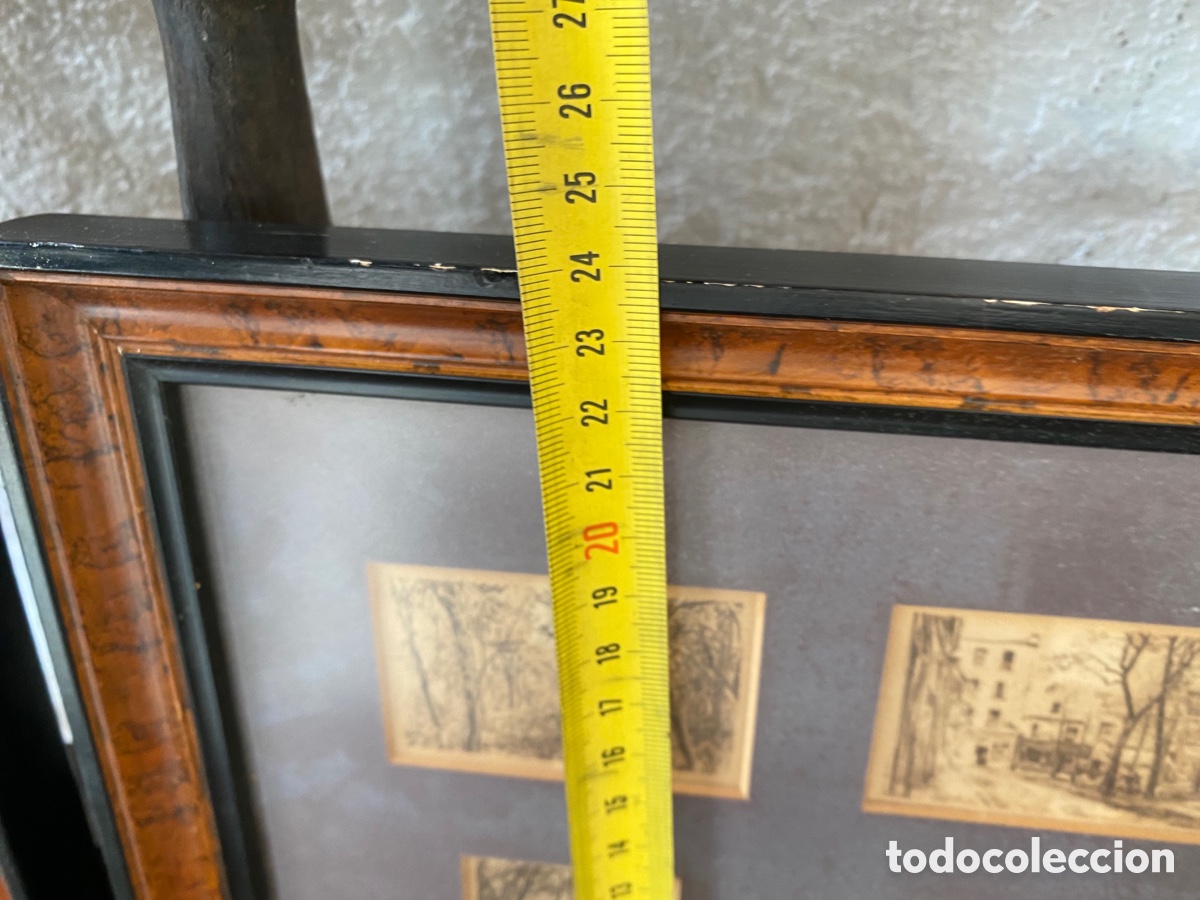 Antig&uuml;edades: Cuadros con estampas antiguas de Paris - Foto 6