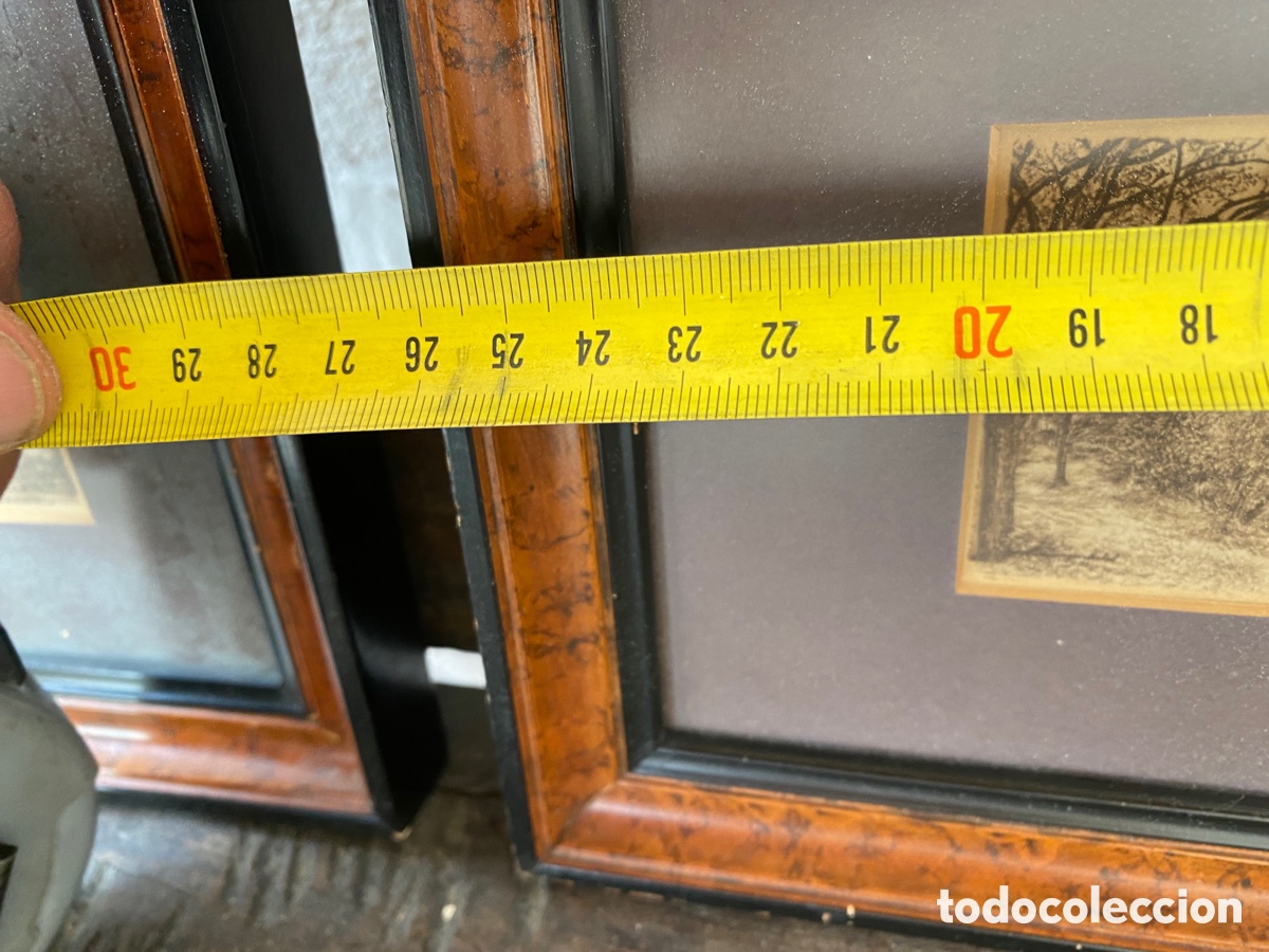 Antig&uuml;edades: Cuadros con estampas antiguas de Paris - Foto 8