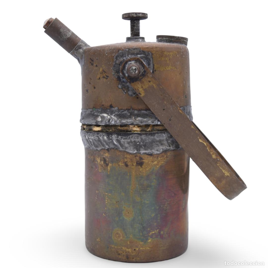 Antig&uuml;edades: L&aacute;mpara de carburo antigua - Foto 1
