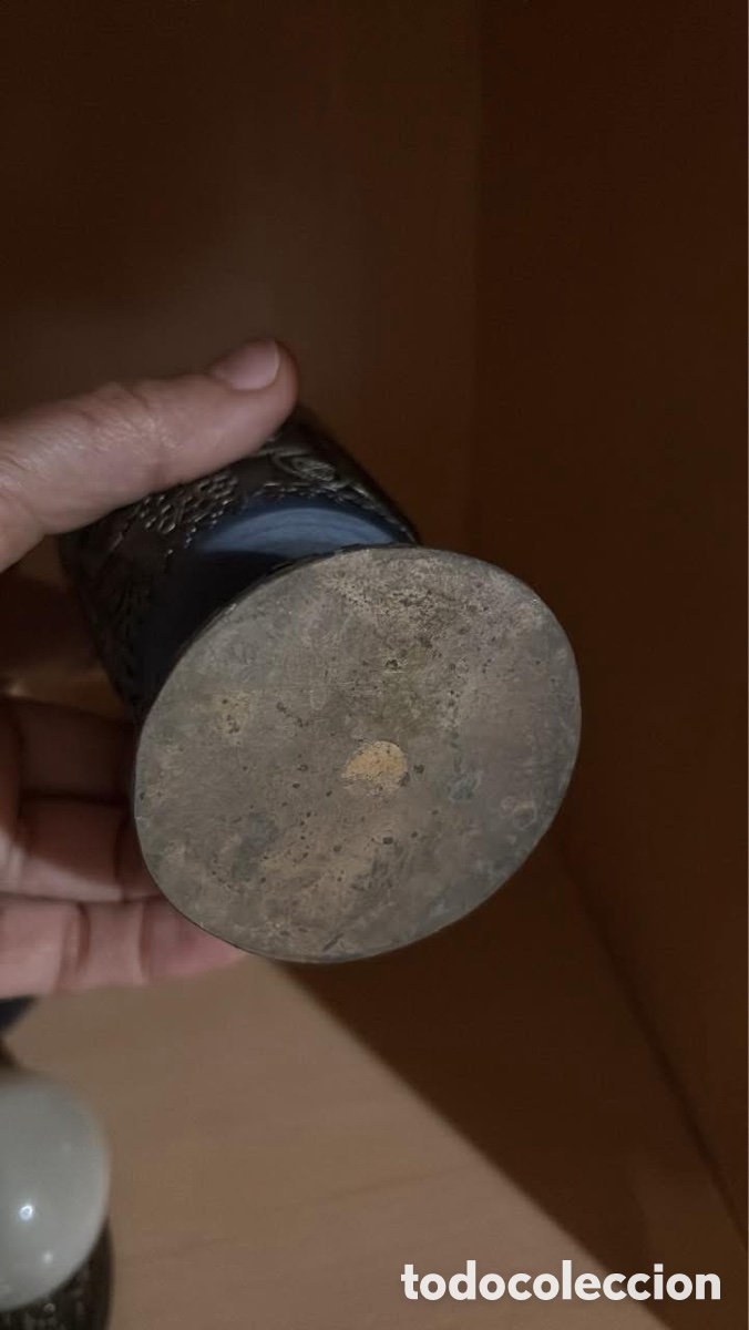 Antig&uuml;edades: Juego vasos y licorera - Foto 6