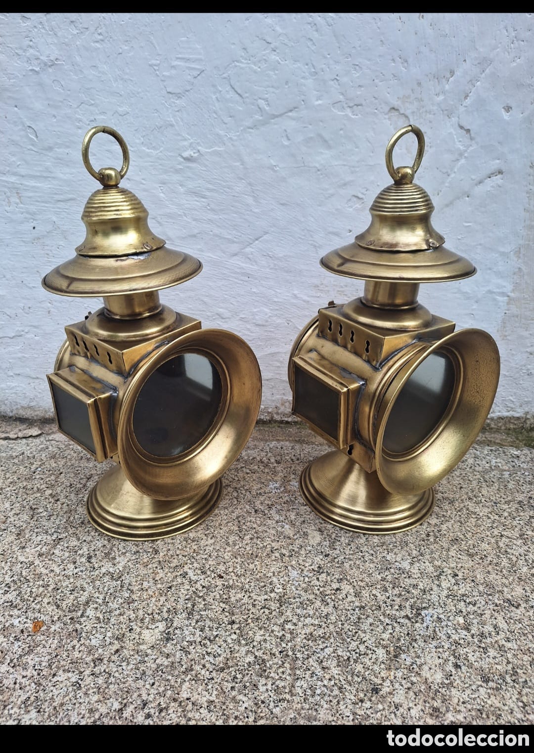 Pareja de faroles antig&uuml;os