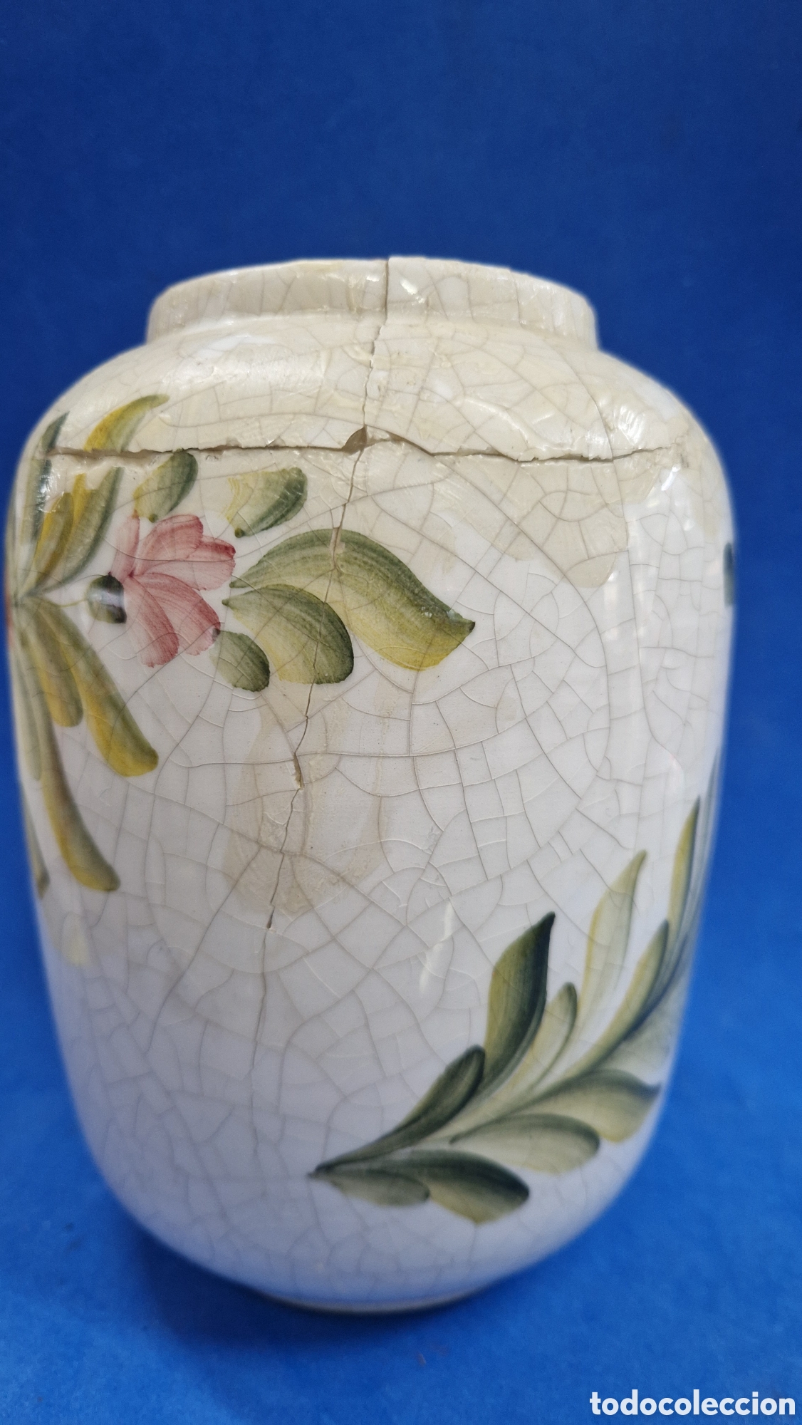 Antig&uuml;edades: Jarr&oacute;n porcelana reparado - Foto 2