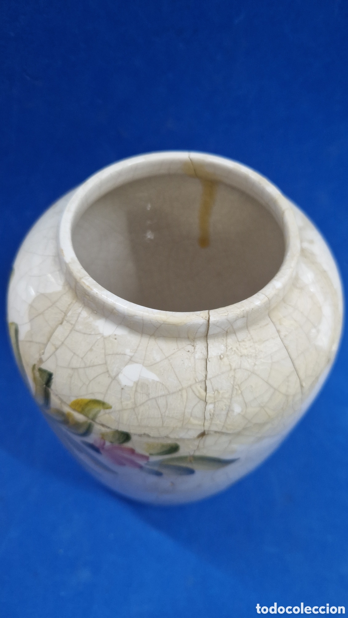 Antig&uuml;edades: Jarr&oacute;n porcelana reparado - Foto 3