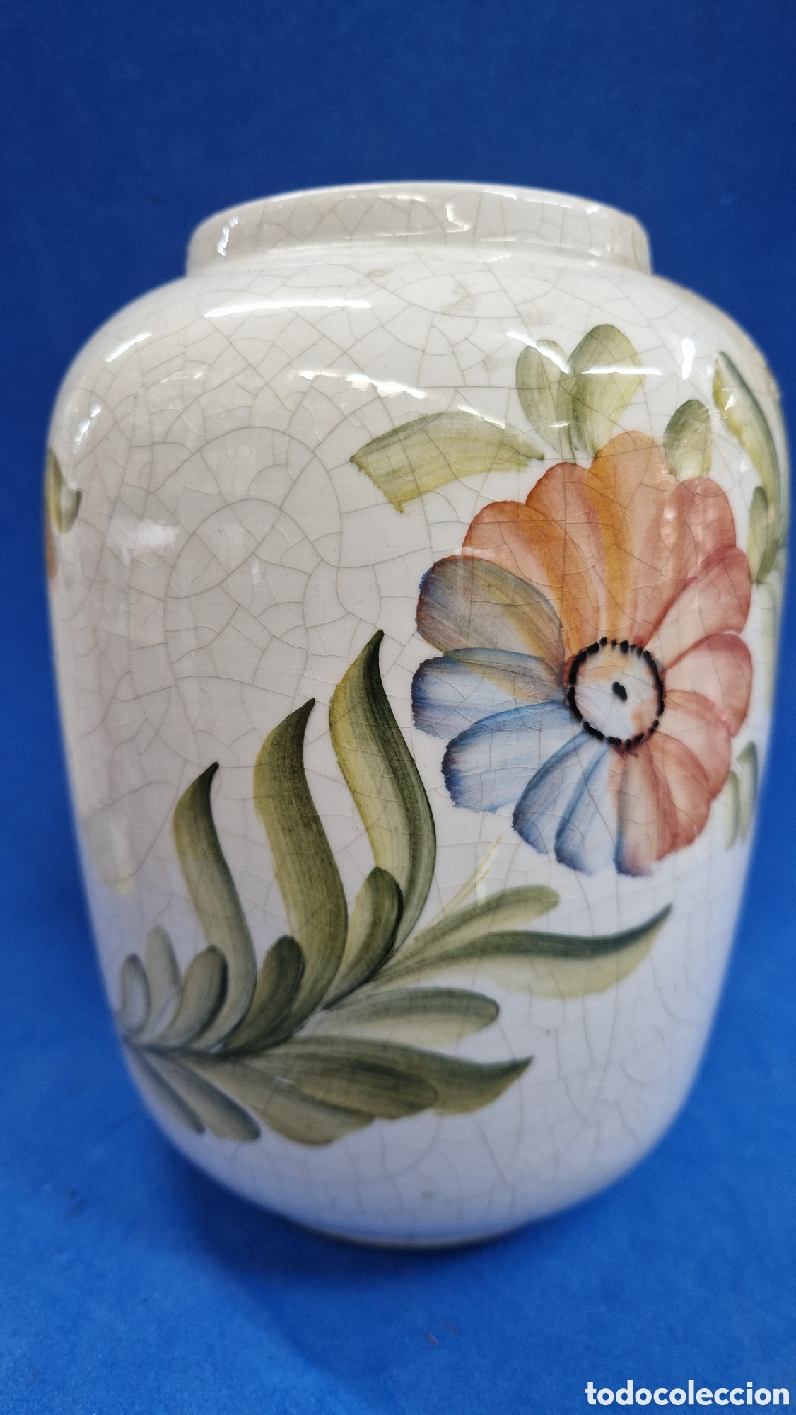 Antig&uuml;edades: Jarr&oacute;n porcelana reparado - Foto 1