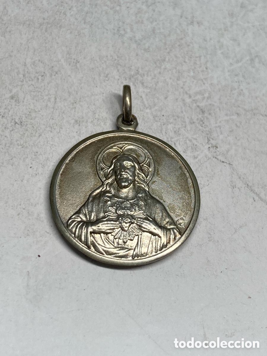 Antig&uuml;edades: Medalla de plata religiosa C329 - Foto 1