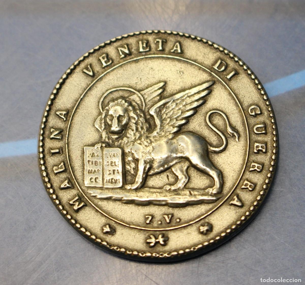 Antiquit&eacute;s: Moneda, medalla Marina Veneta Di Guerra.
