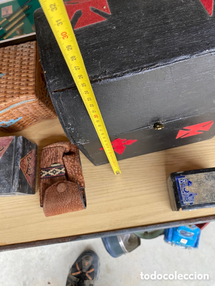 Antig&uuml;edades: Lote de cajas antiguas - Foto 3