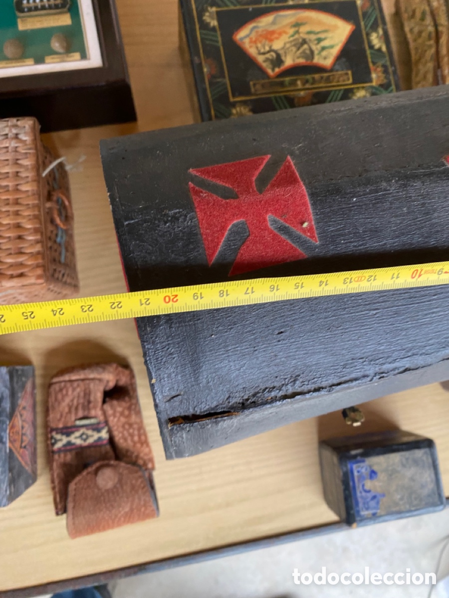 Antig&uuml;edades: Lote de cajas antiguas - Foto 5