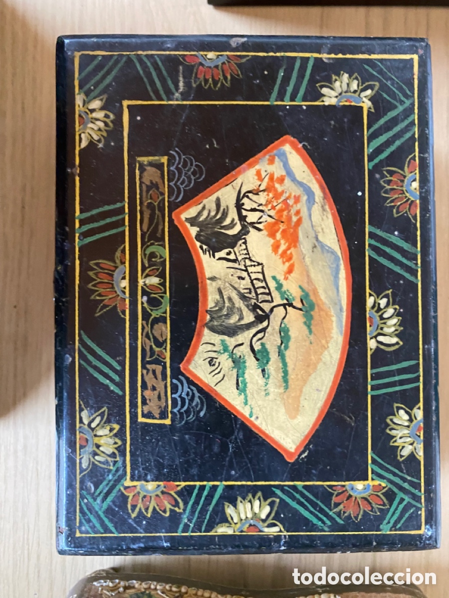 Antig&uuml;edades: Lote de cajas antiguas - Foto 15