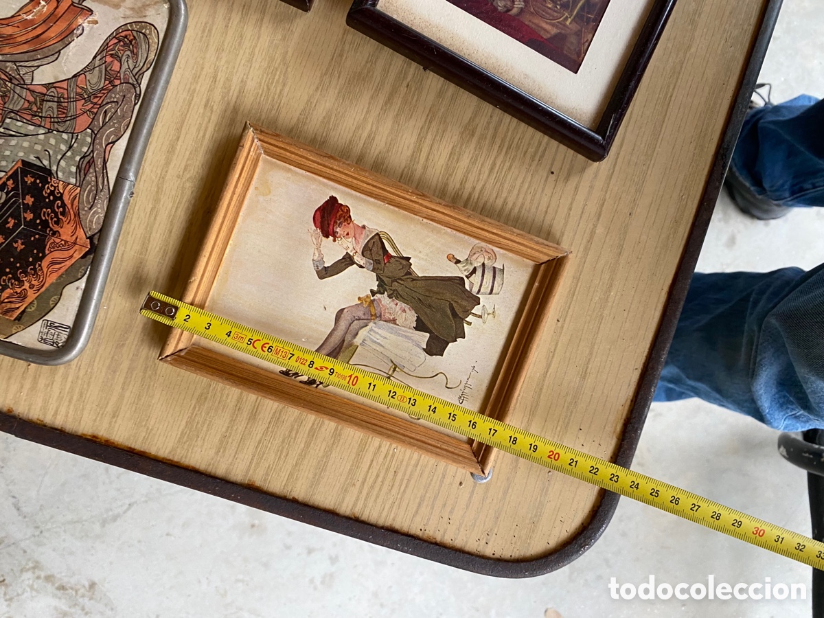 Antig&uuml;edades: Lote de cuadros antiguos - Foto 3