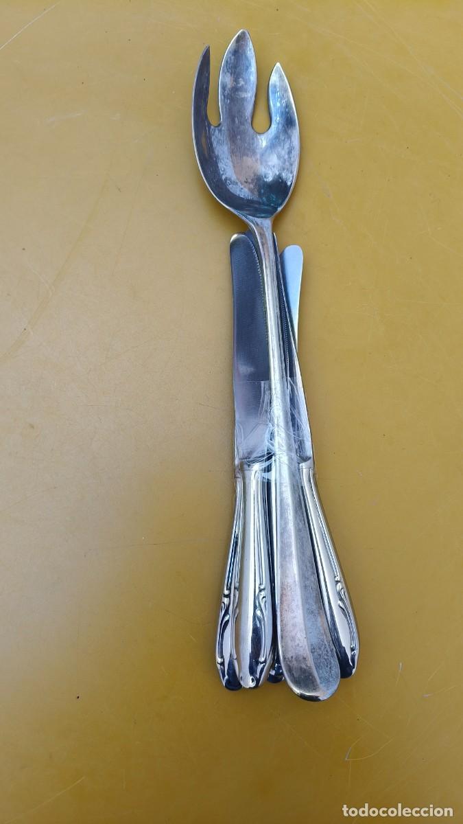 Antig&uuml;edades: Lot couvert argent plaqu&eacute; ann&eacute;e 70 - Foto 1