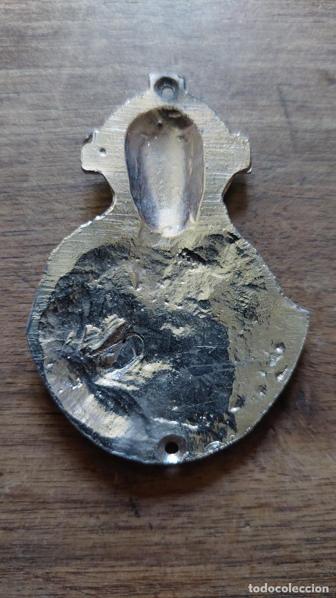 Antig&uuml;edades: Antigua placa de Puerta Sagrado Corazon - Foto 2