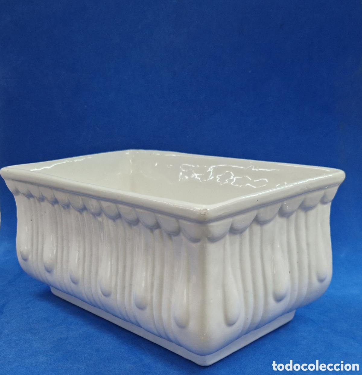 Antig&uuml;edades: Jardinera rectangular de cer&aacute;mica - Foto 2