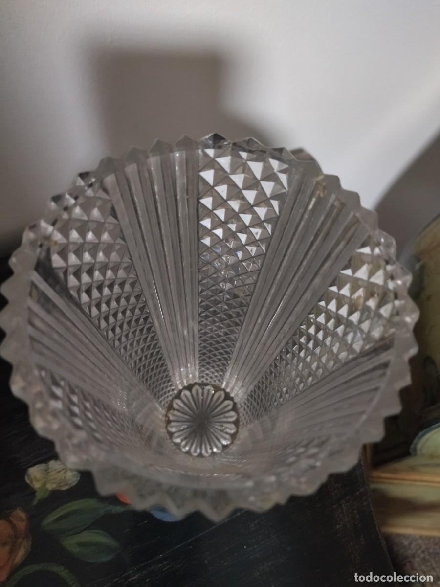 Antig&uuml;edades: Jarr&oacute;n cristal grueso labrado - Foto 2