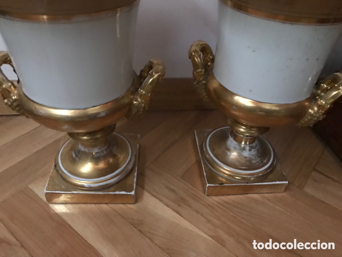Antig&uuml;edades: Pareja jarrones antiguos - Foto 3