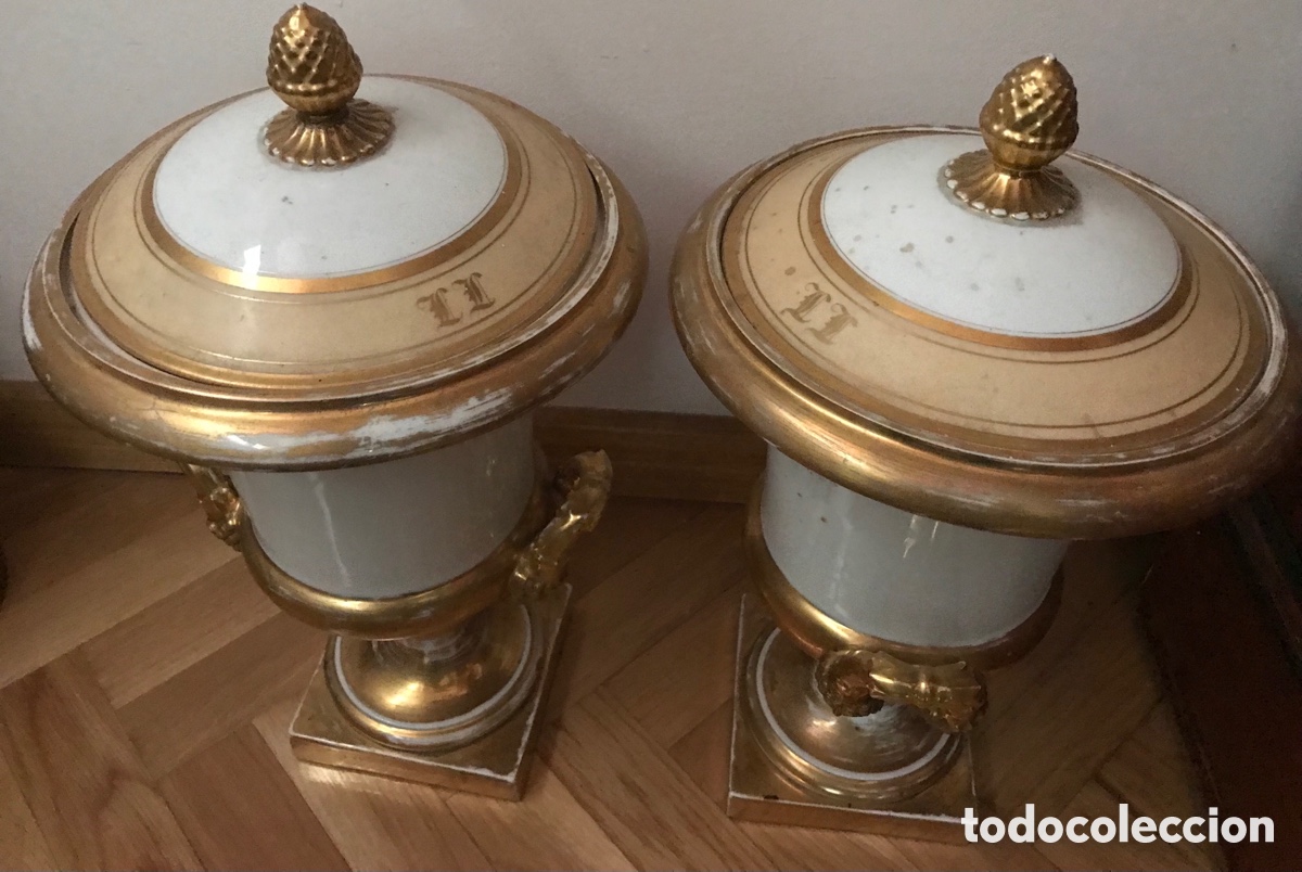 Antig&uuml;edades: Pareja jarrones antiguos - Foto 6