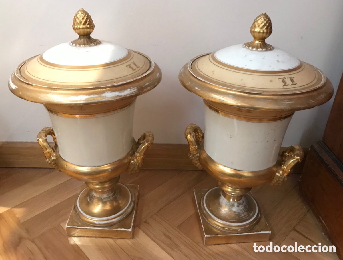 Antig&uuml;edades: Pareja jarrones antiguos - Foto 7