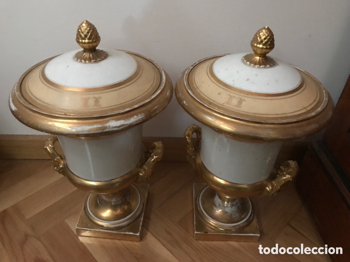 Antig&uuml;edades: Pareja jarrones antiguos - Foto 1