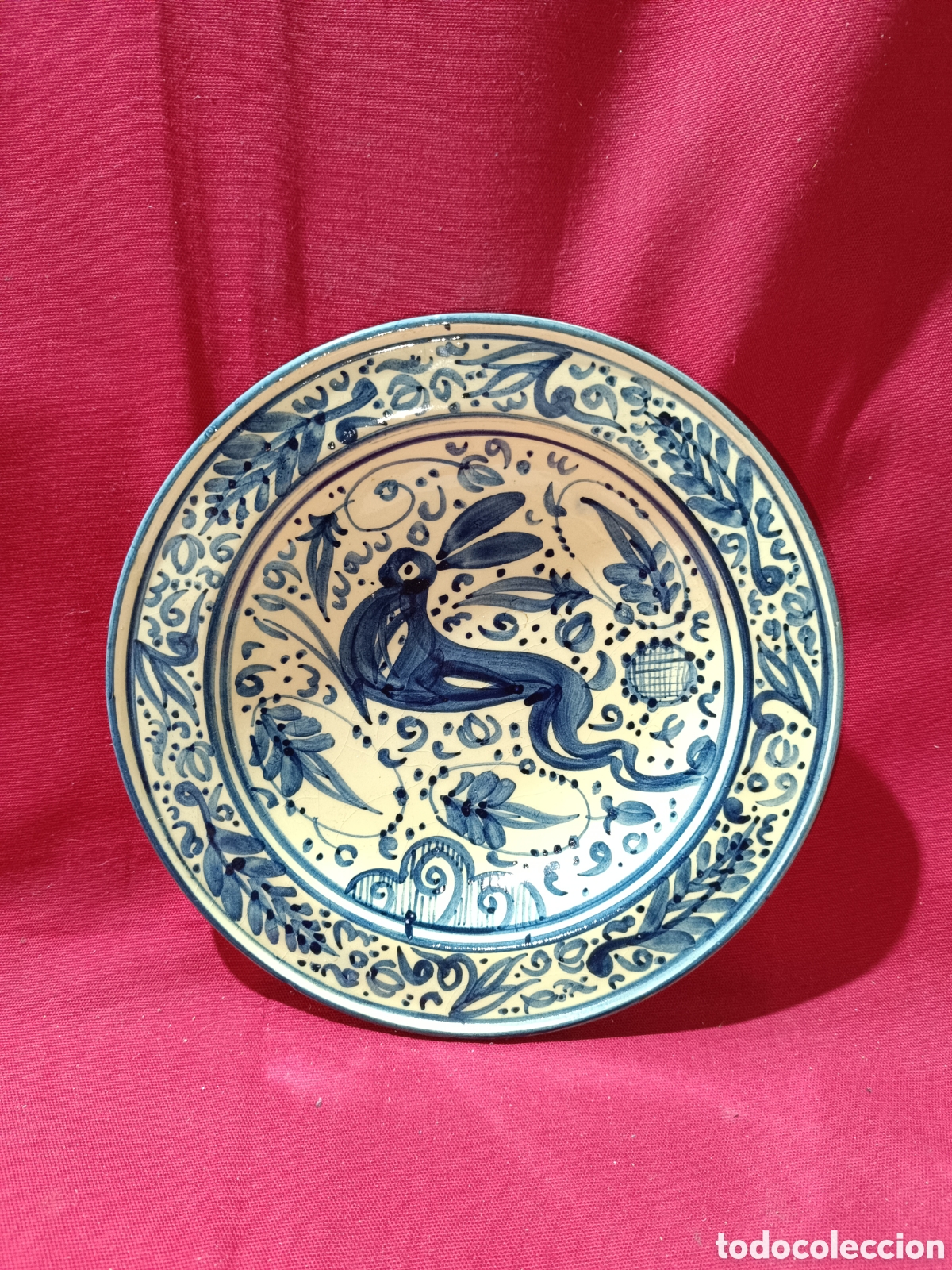 Antig&uuml;edades: Plato de cer&aacute;mica de Talavera - Foto 1