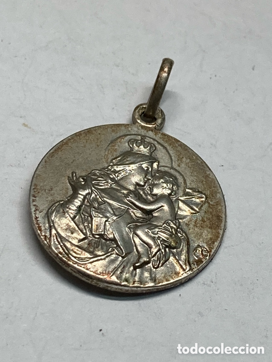 Antig&uuml;edades: Medalla de plata religiosa S177 - Foto 2