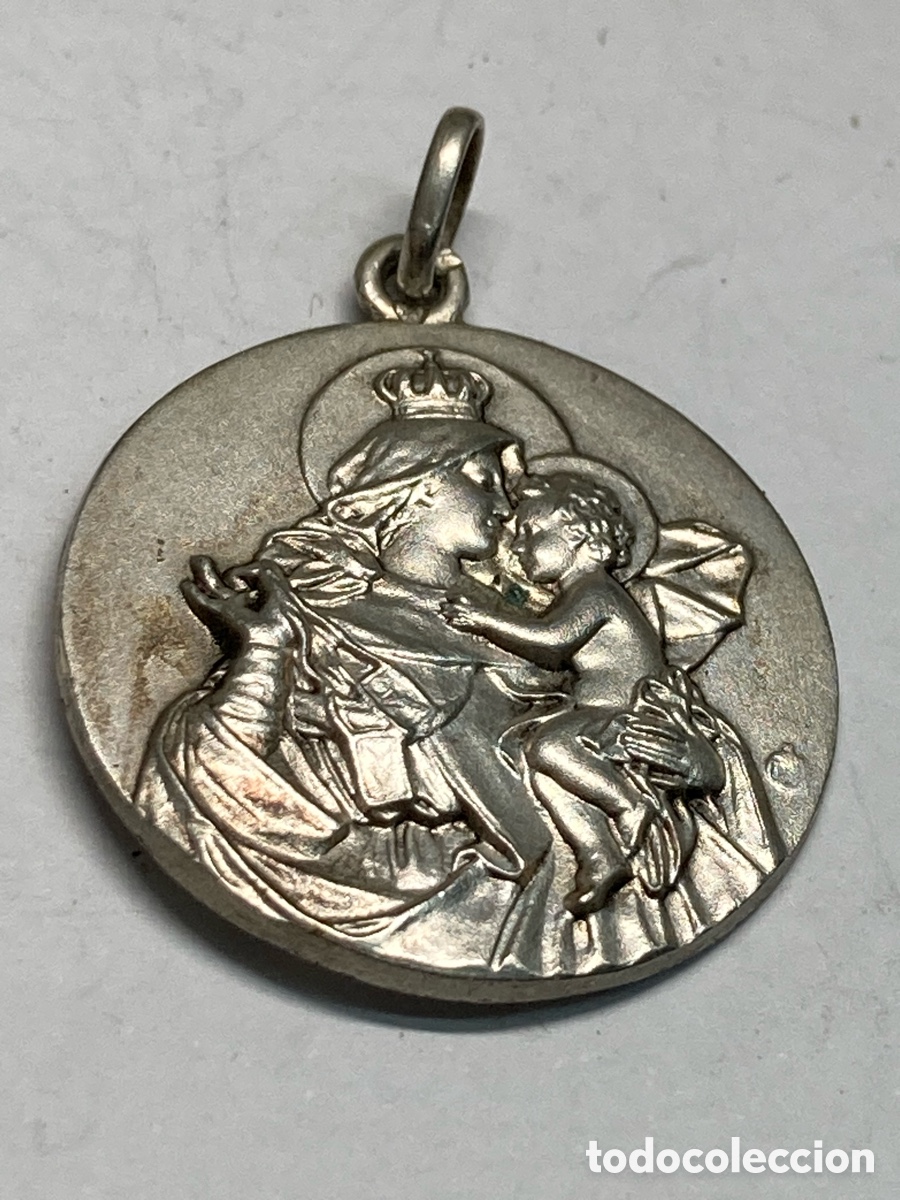 Antig&uuml;edades: Medalla de plata religiosa C320 - Foto 2