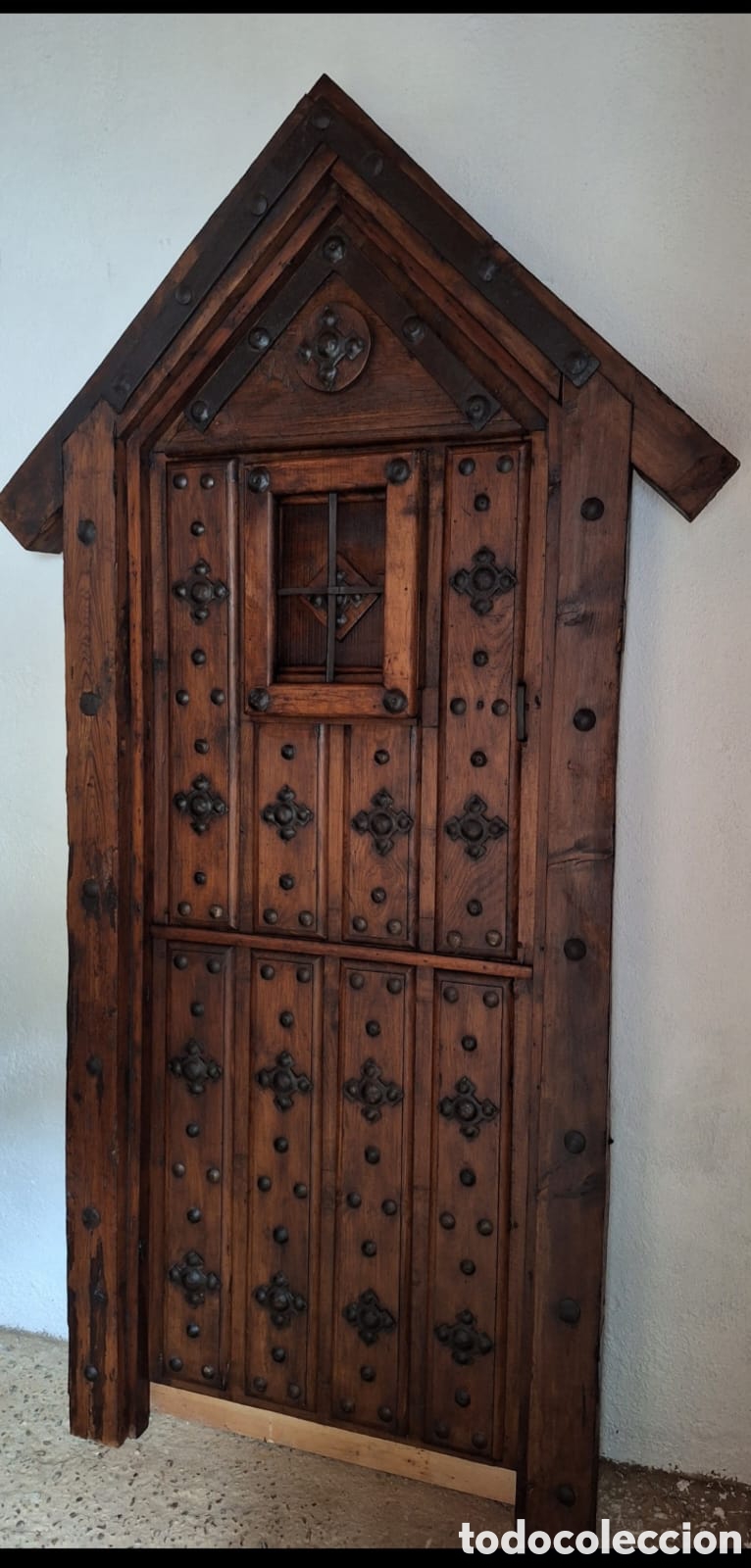 Antiquit&eacute;s: Puerta de madera estilo capilla