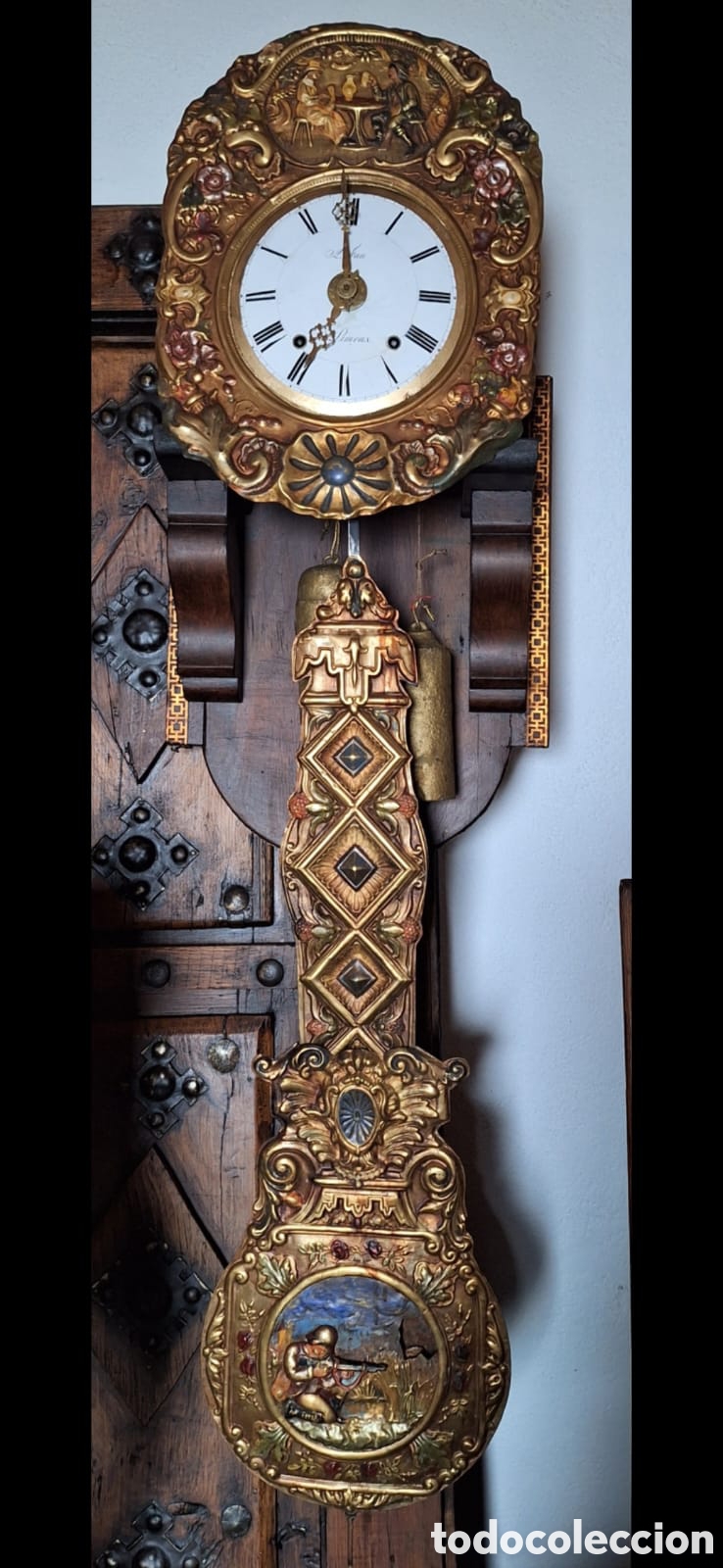 Antig&uuml;edades: Centenario reloj de movimiento - Foto 2