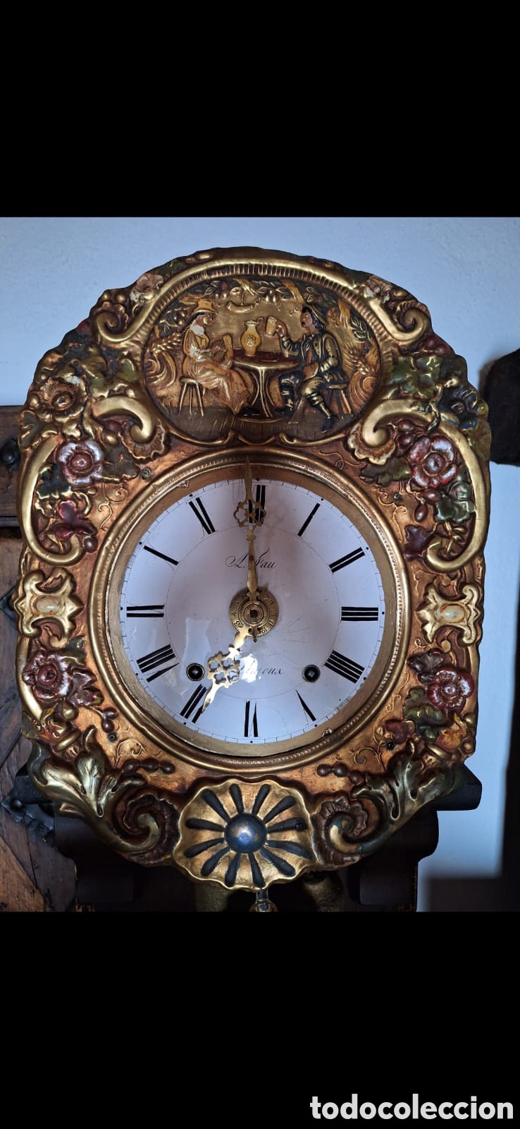 Antig&uuml;edades: Centenario reloj de movimiento - Foto 3