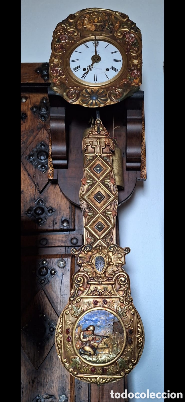 Antig&uuml;edades: Centenario reloj de movimiento - Foto 4