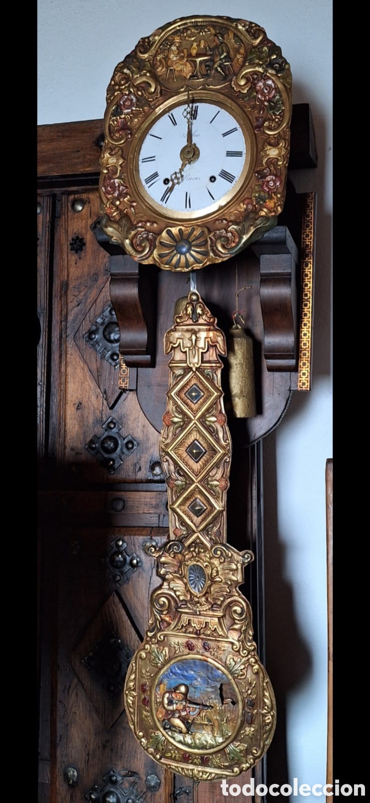 Antig&uuml;edades: Centenario reloj de movimiento - Foto 1