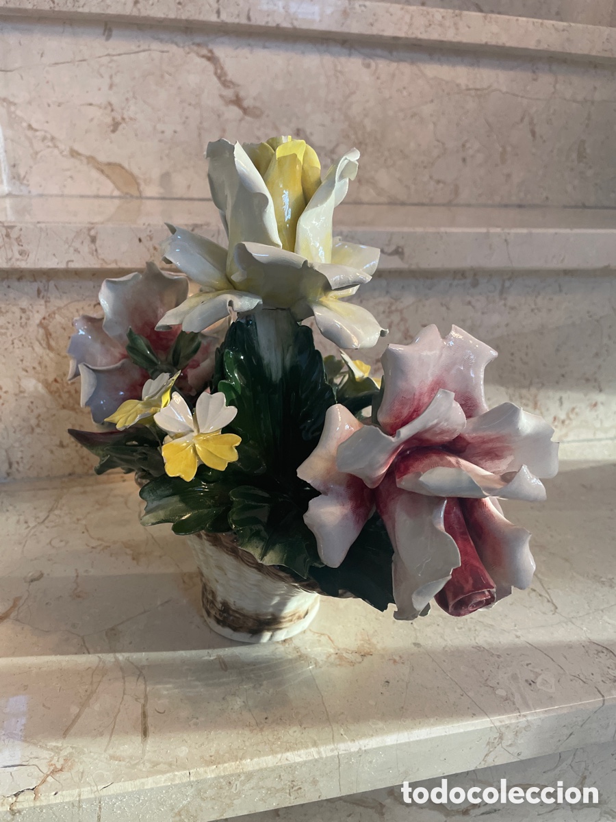 Antig&uuml;edades: Centro floral Capodimonte - Foto 2