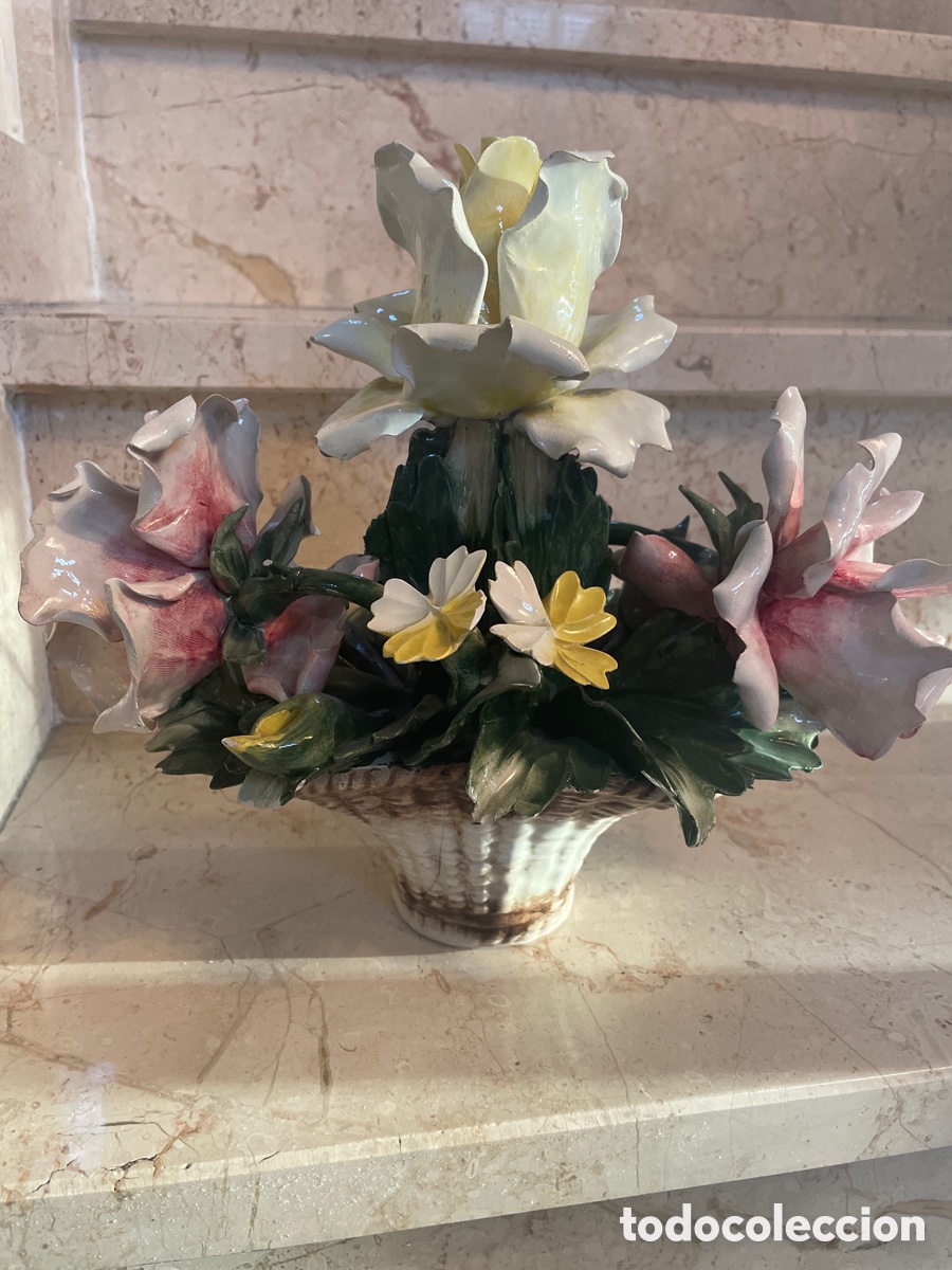 Antig&uuml;edades: Centro floral Capodimonte - Foto 1