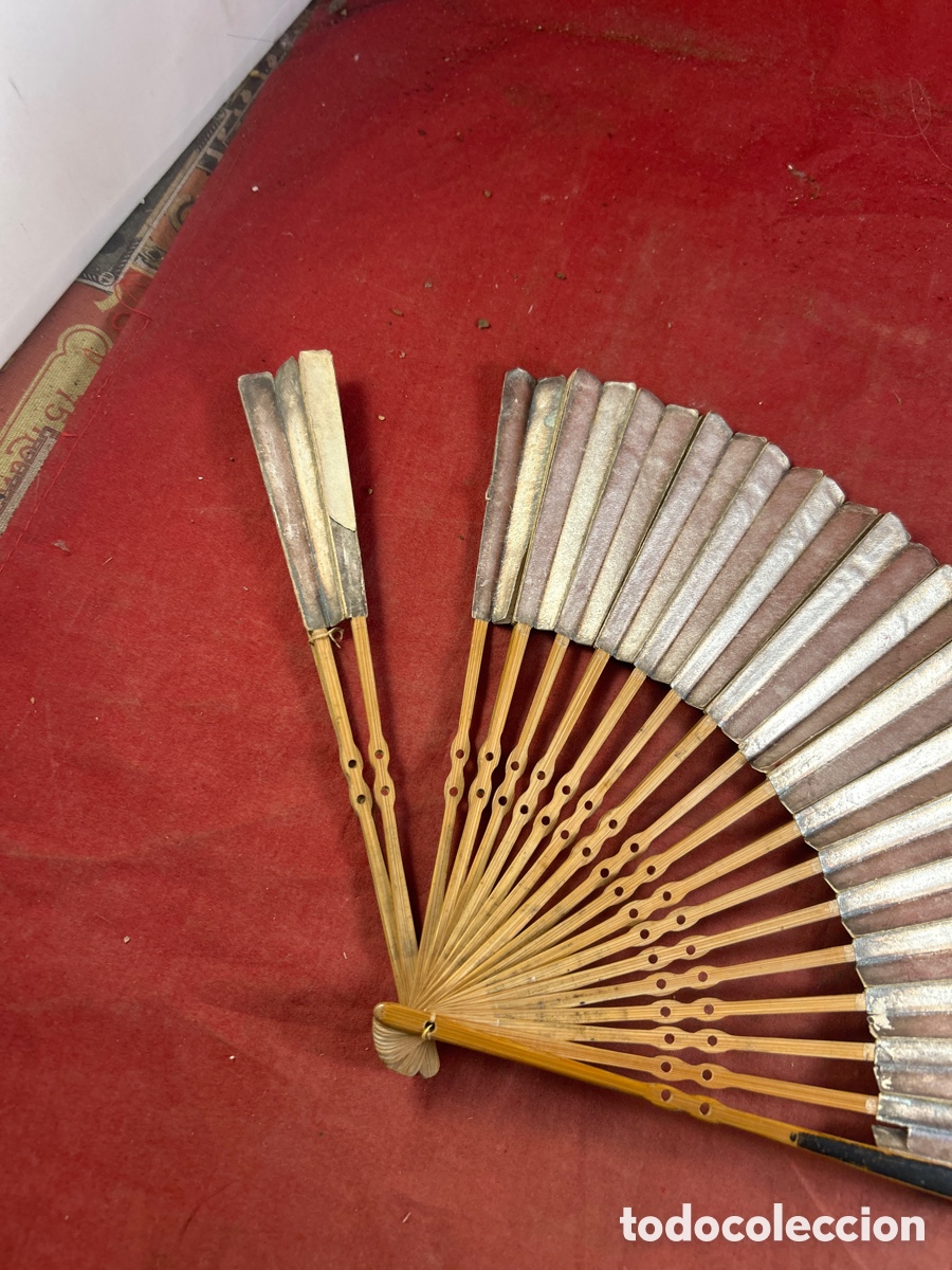 Antig&uuml;edades: ABANICO ANTIGUO CON TRABAJO - Foto 4