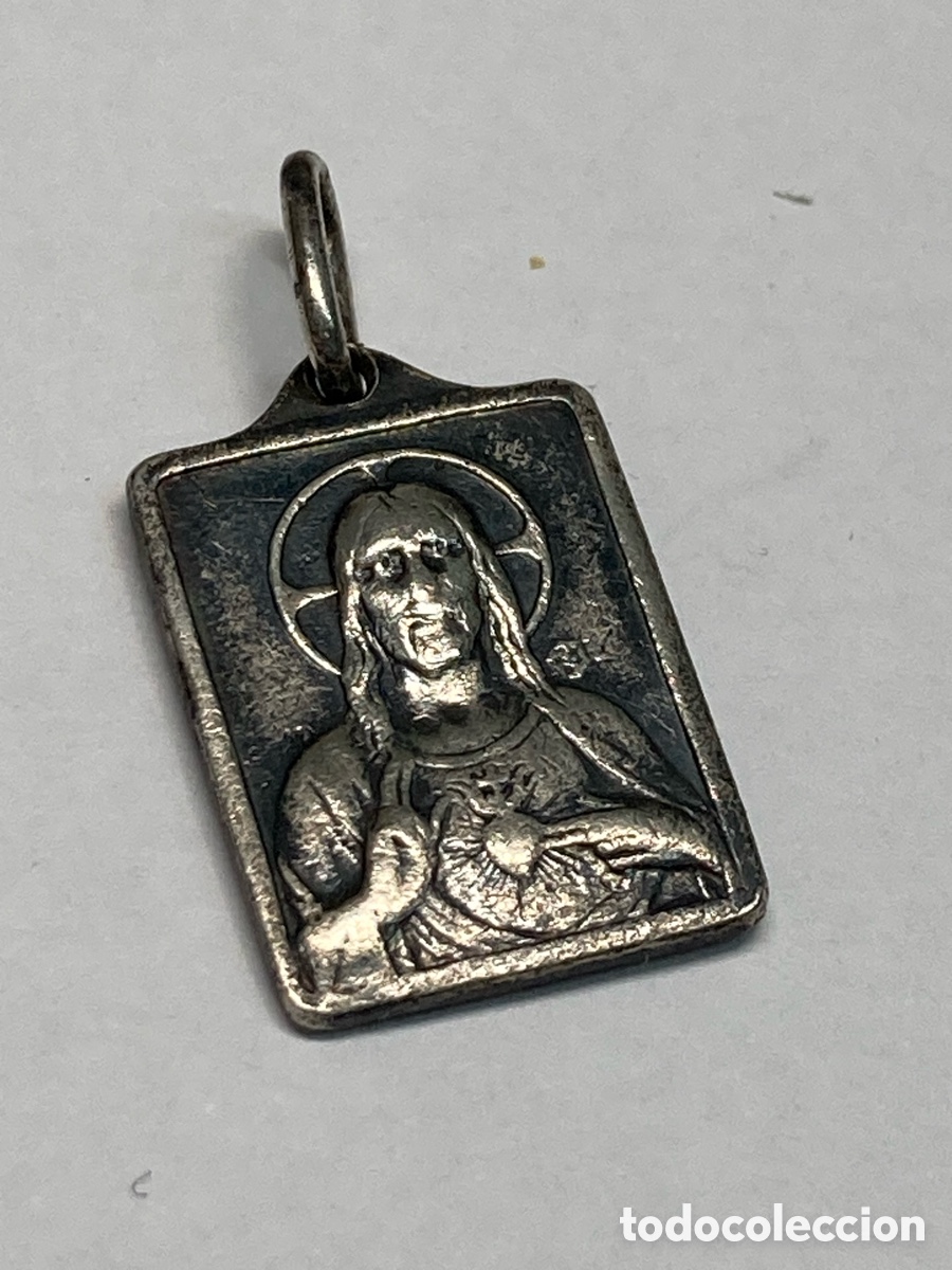 Antig&uuml;edades: Medalla de plata religiosa C331 - Foto 1