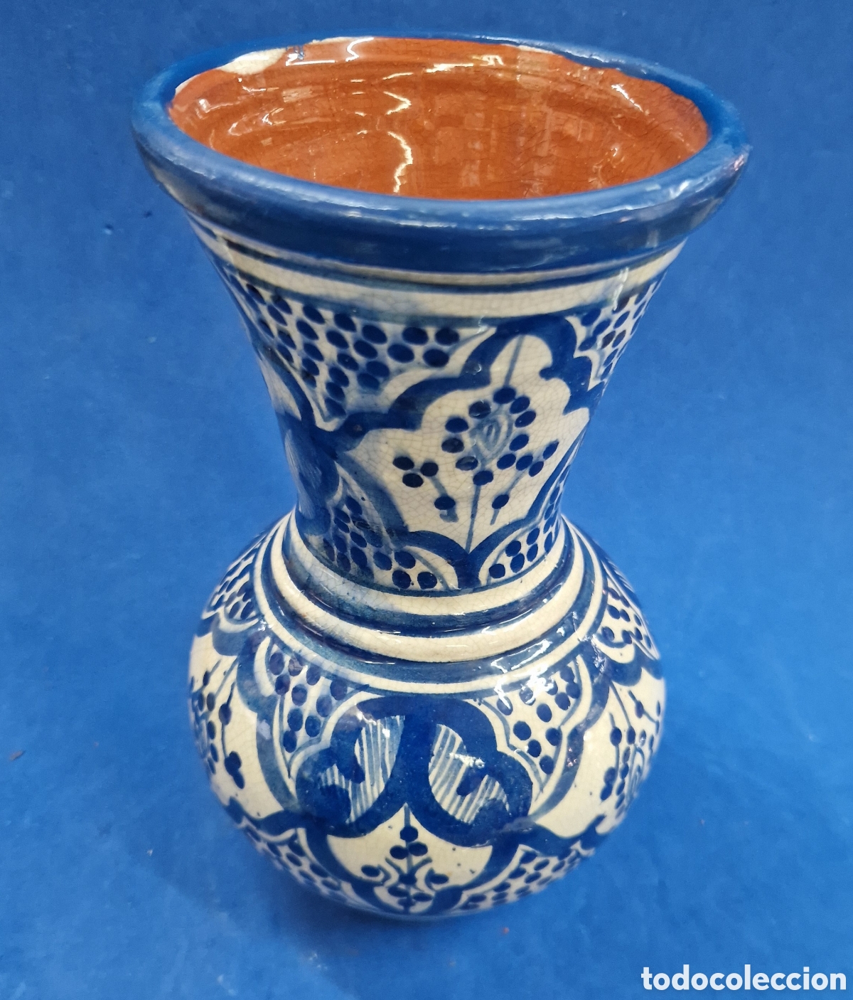 Antig&uuml;edades: Jarron de barro esmaltado - Foto 2