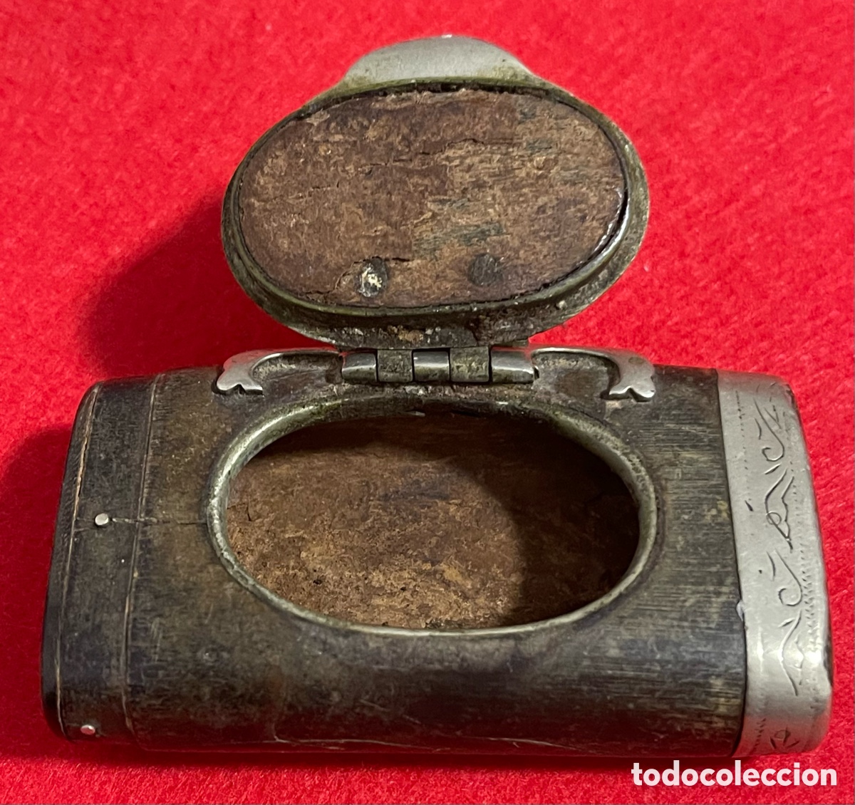 Antig&uuml;edades: Excelente caja de rap&eacute;, de finales de siglo XIX. - Foto 5
