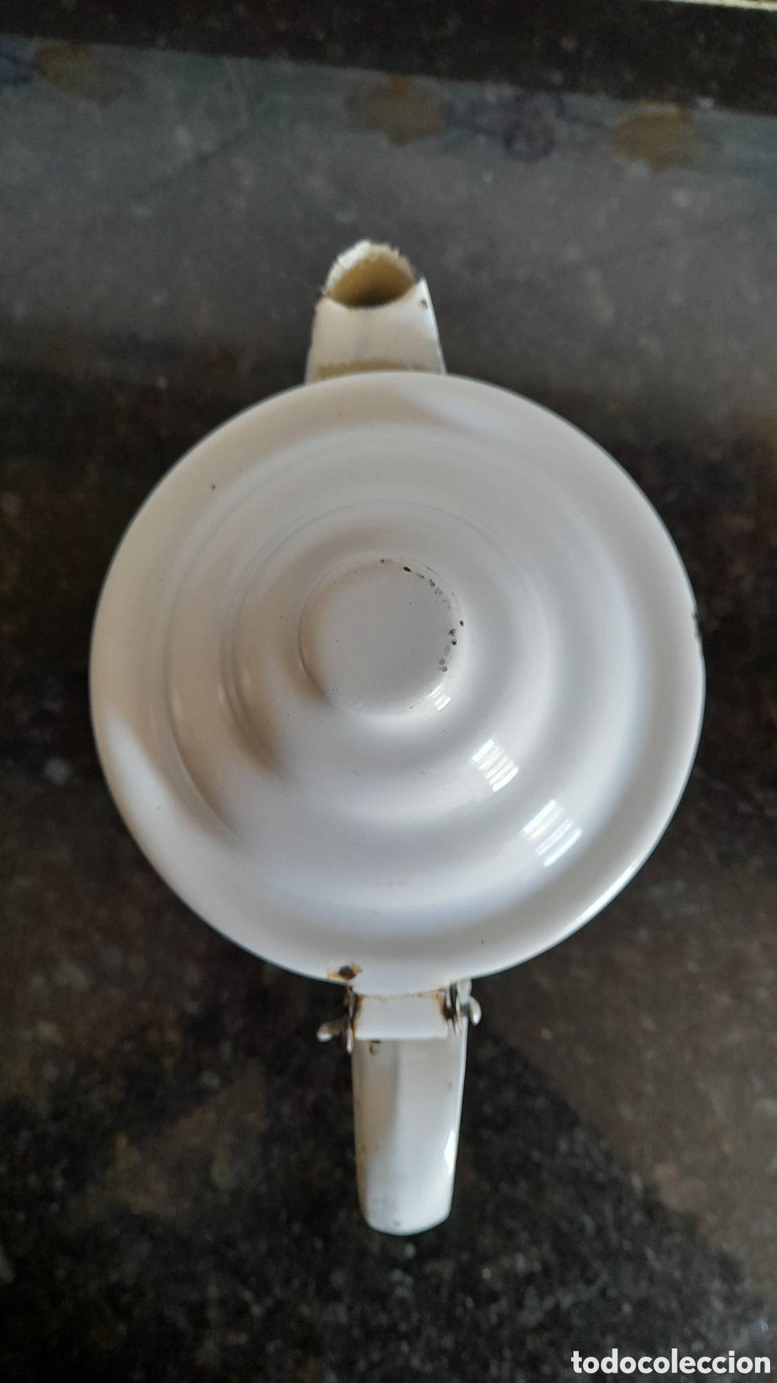 Antig&uuml;edades: Cafetera antigua de porcelana - Foto 3
