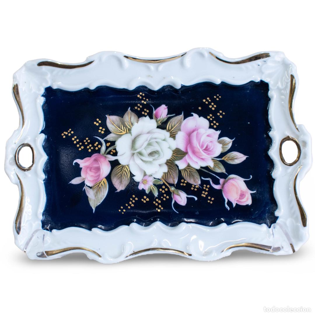 Antig&uuml;edades: Bandeja de porcelana Cape&aacute;ns - Foto 1