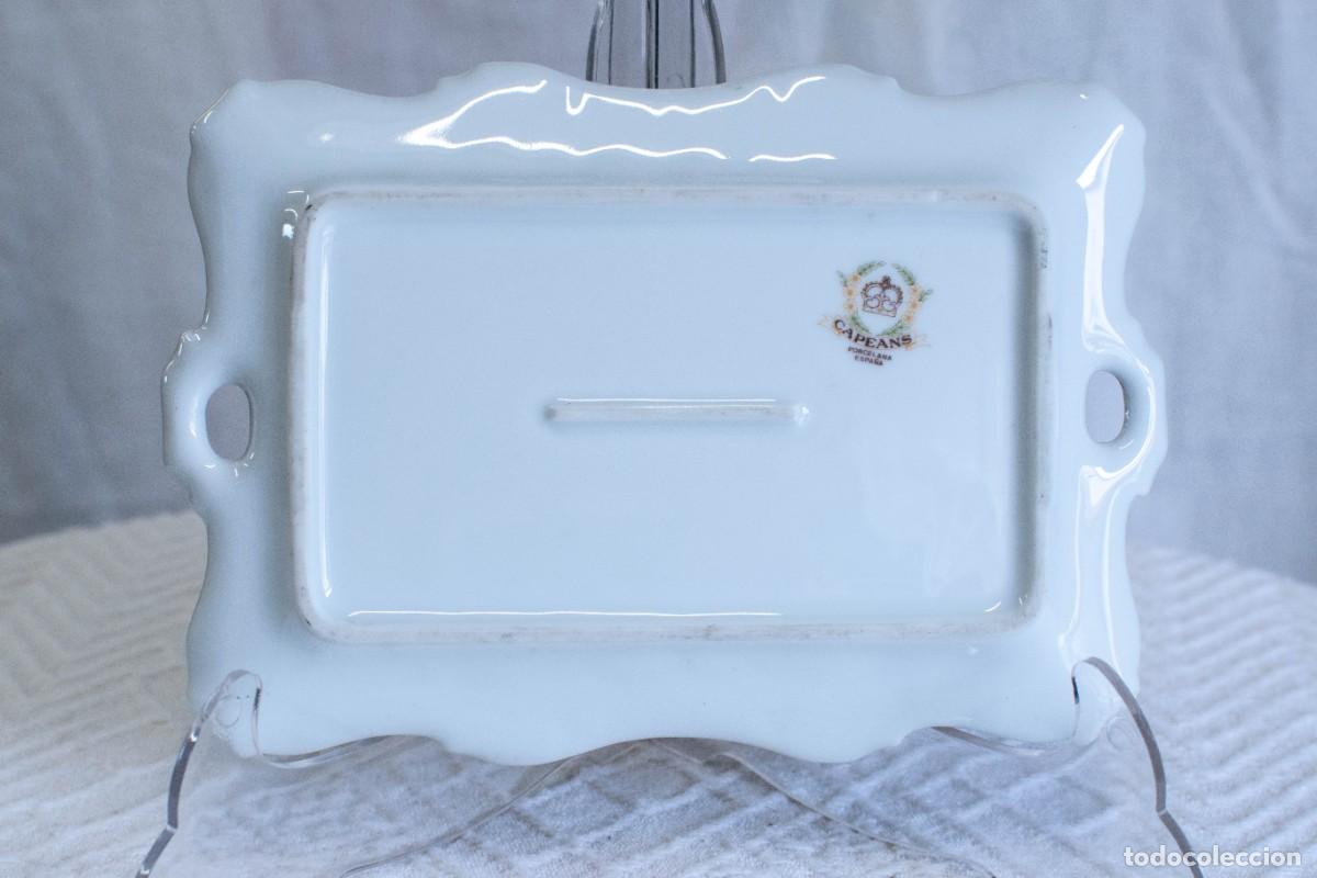 Antig&uuml;edades: Bandeja de porcelana Cape&aacute;ns - Foto 7