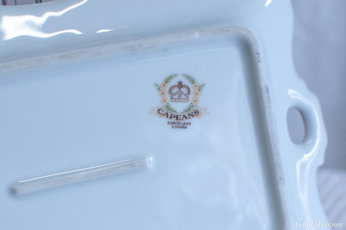Antig&uuml;edades: Bandeja de porcelana Cape&aacute;ns - Foto 8