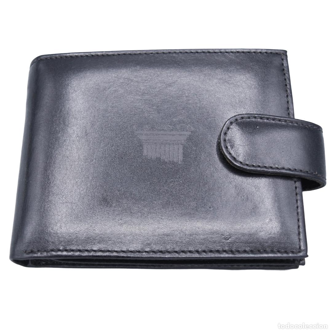 Antig&uuml;edades: Cartera de cuero negra - Foto 1