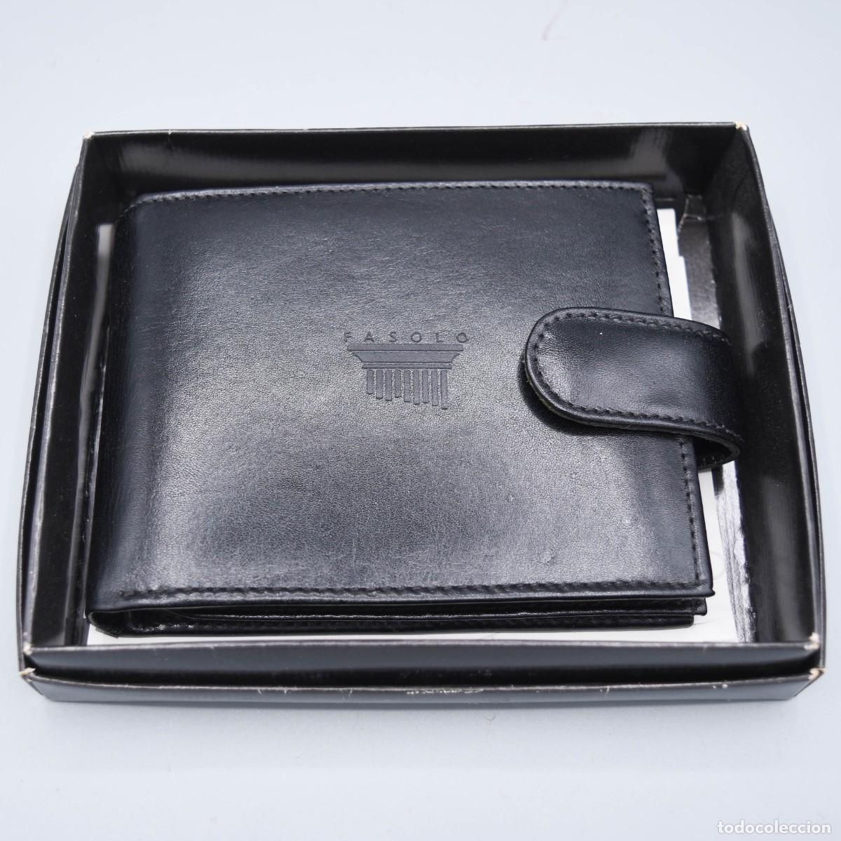 Antig&uuml;edades: Cartera de cuero negra - Foto 2